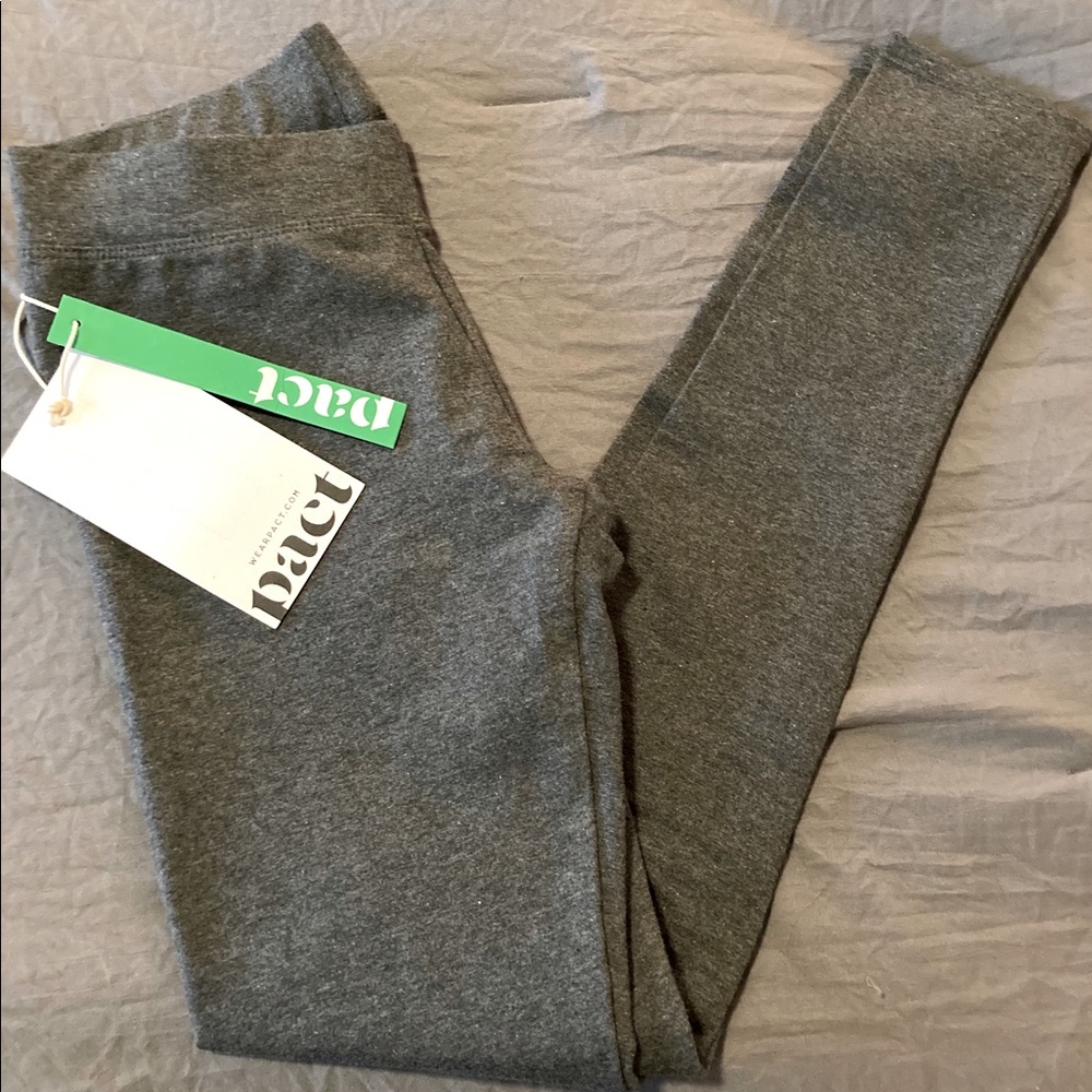 Pact Organic Go-To Legging XS Heathered Grey